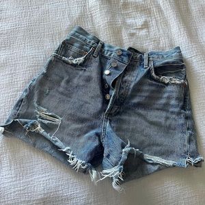 Agolde Dee Denim Shorts